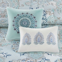cyrene blue king bedding set   
