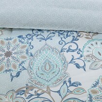 cyrene blue king bedding set   