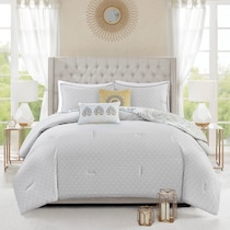 cyrene yellow queen bedding set   