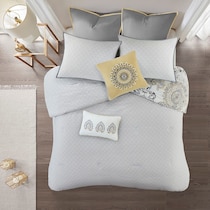 cyrene yellow queen bedding set   