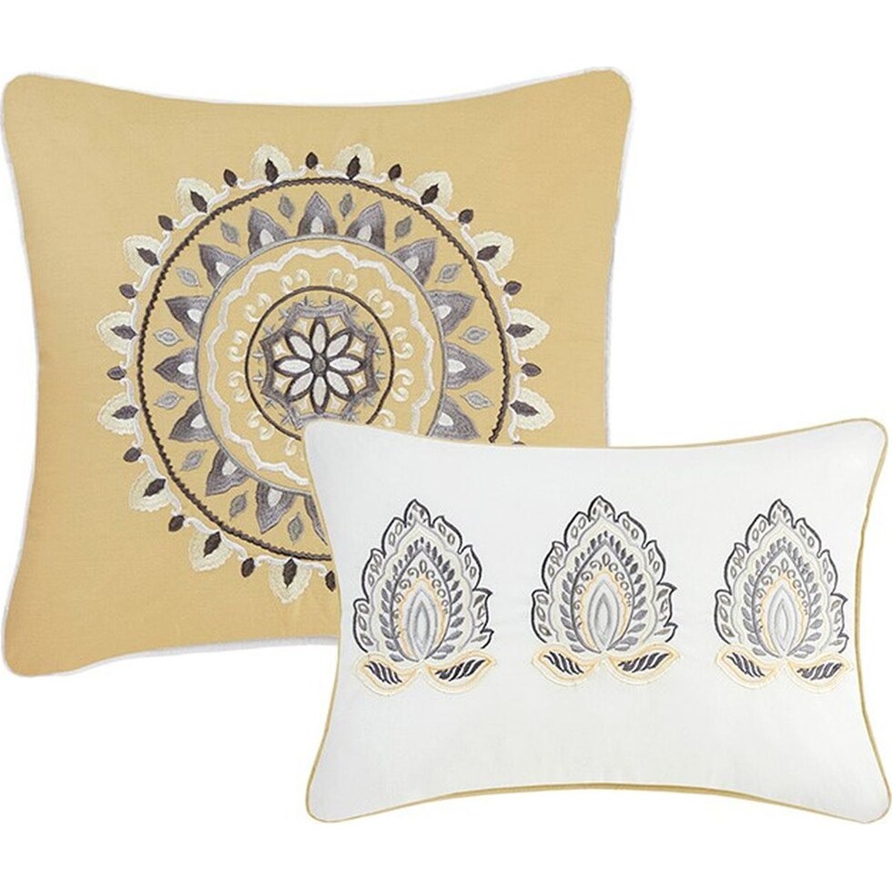 cyrene yellow queen bedding set   