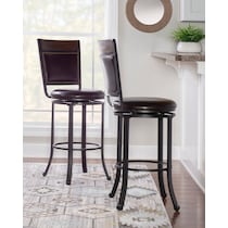 cyril dark brown  pc dining set   