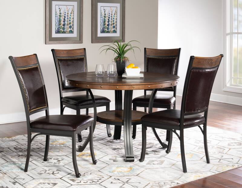 Cyril Dining Table and 4 Dining Chairs Value City Furniture