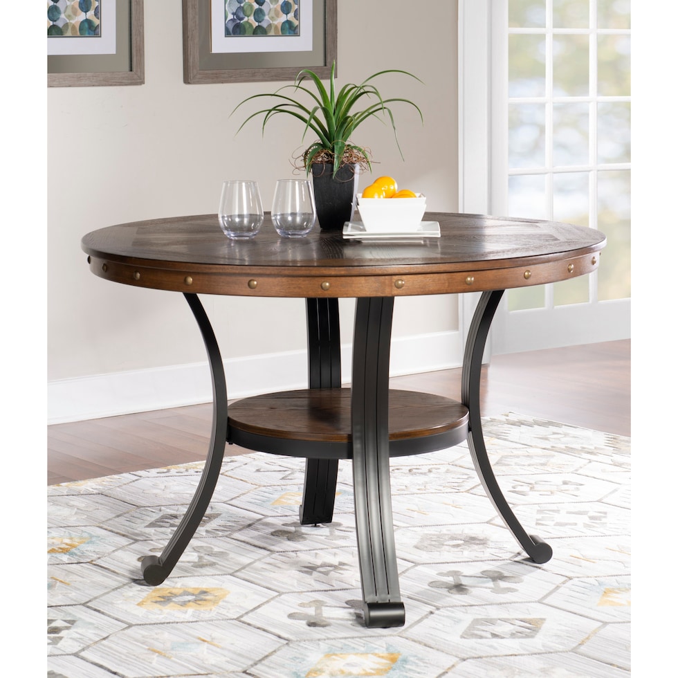 cyril dark brown  pc dining room   