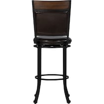 cyril dark brown bar stool   