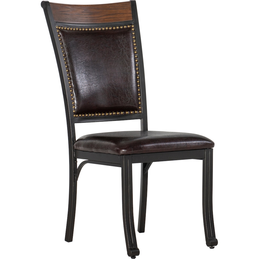 cyril dark brown chair   