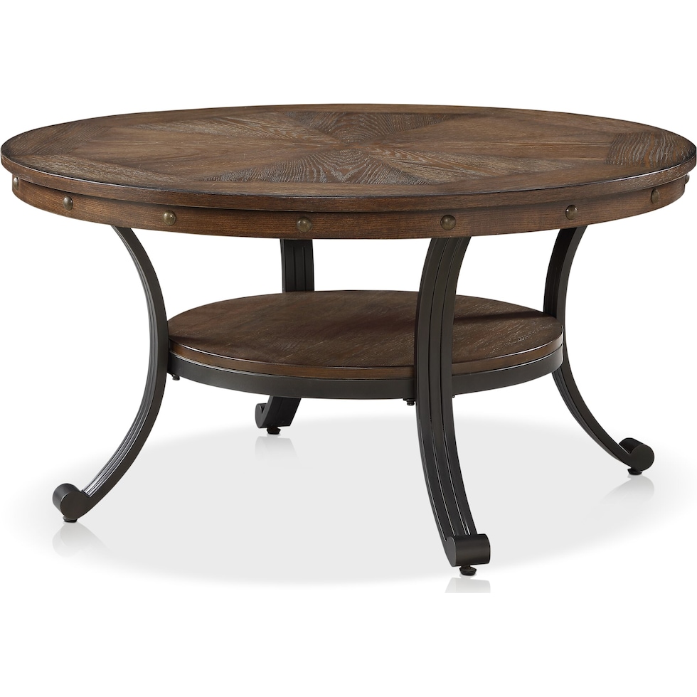 cyril dark brown coffee table   