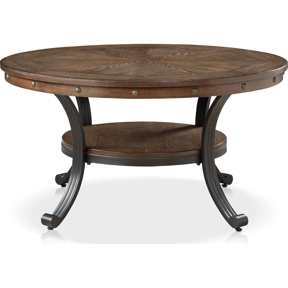 cyril dark brown coffee table   