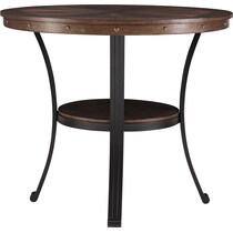 cyril dark brown dining table   