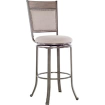 cyril gray bar stool   