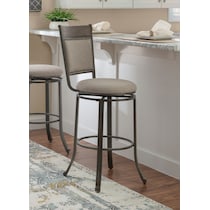 cyril gray bar stool   