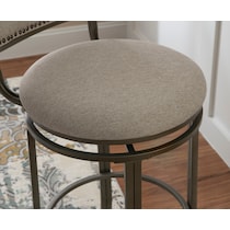 cyril gray bar stool   