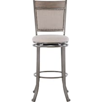 cyril gray bar stool   