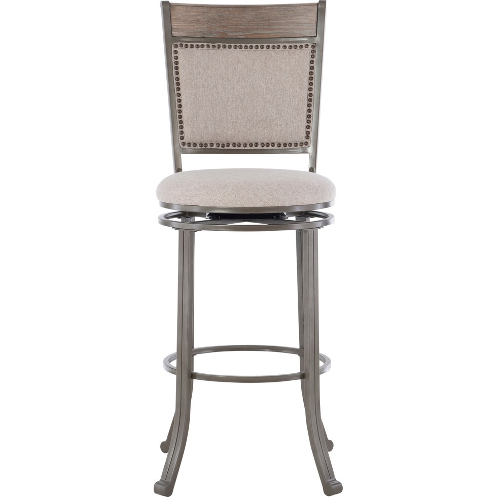 cyril gray bar stool   