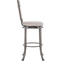 cyril gray bar stool   