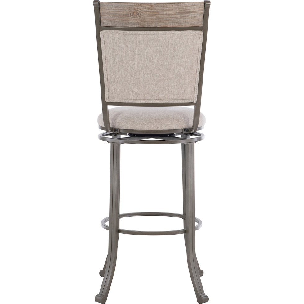 cyril gray bar stool   