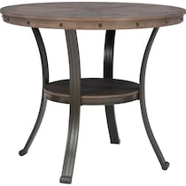 cyril gray counter height dining table   