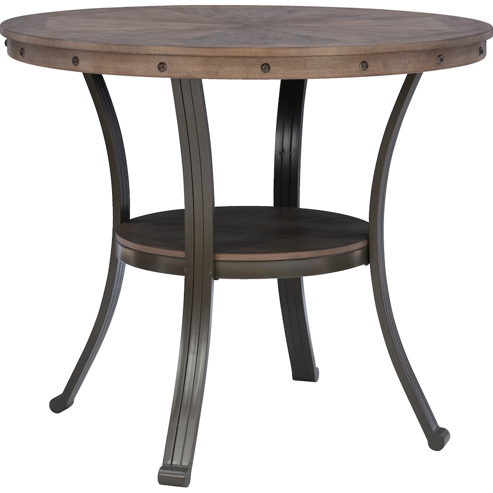 cyril gray counter height dining table   