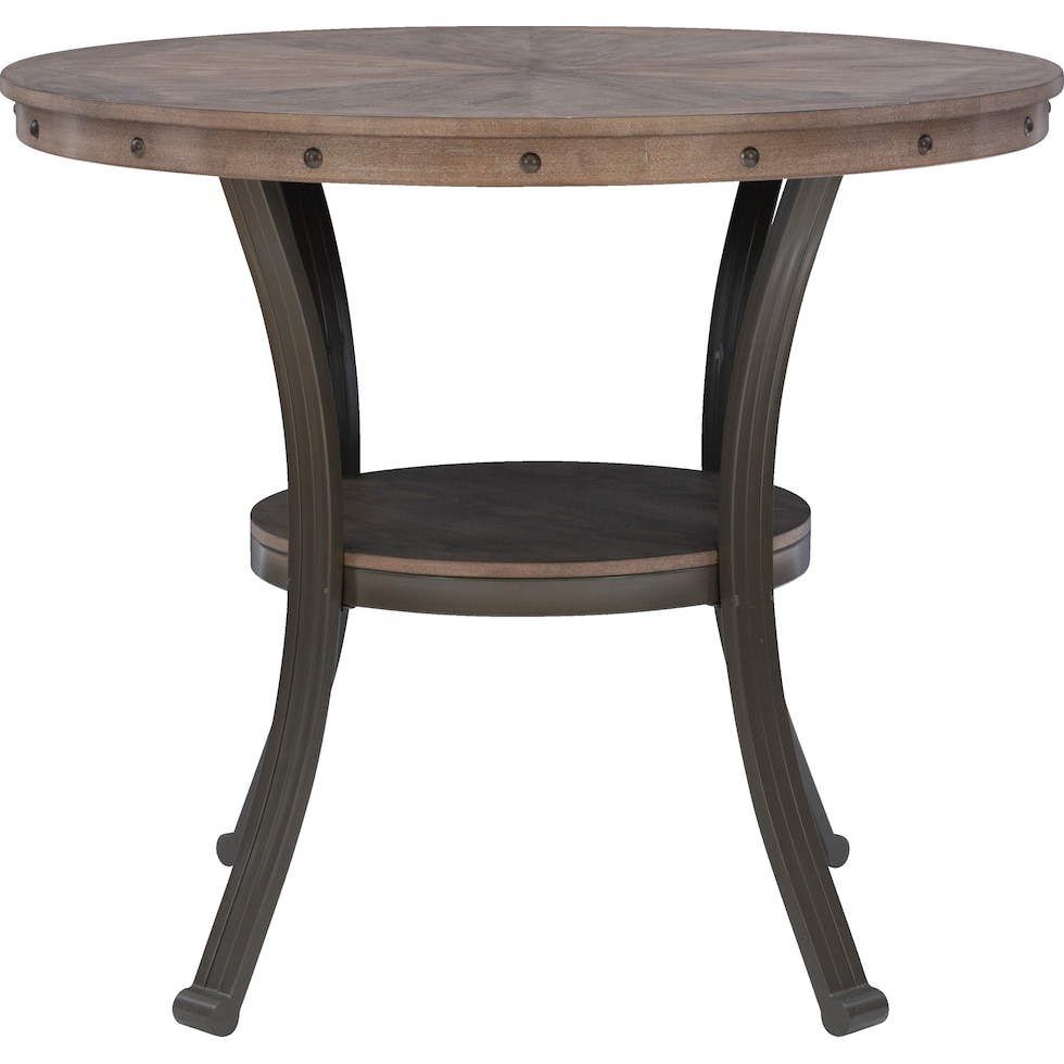 cyril gray counter height dining table   