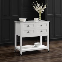 dacre white kitchen island   