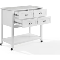 dacre white kitchen island   