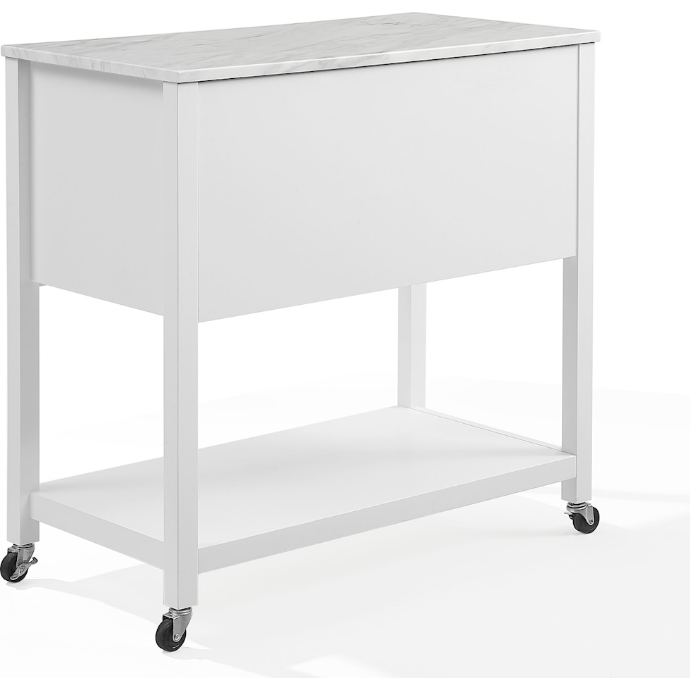 dacre white kitchen island   