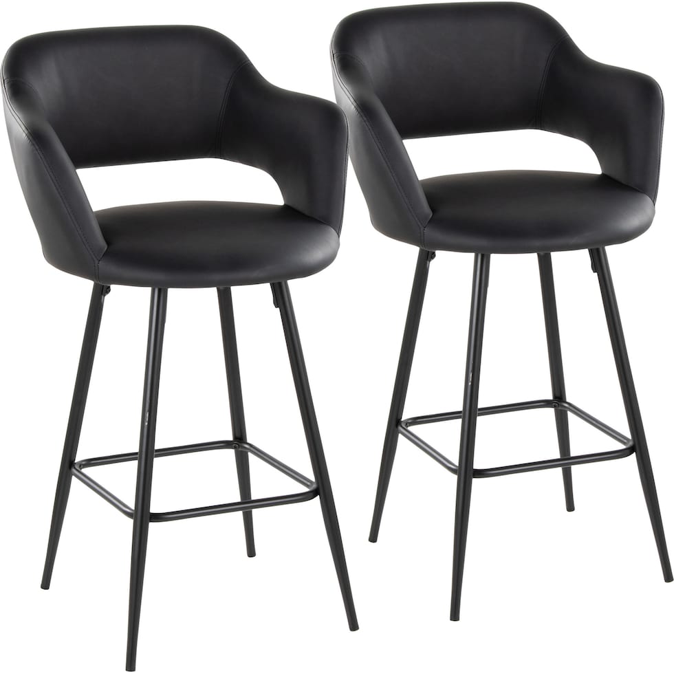 daina black counter height stool   