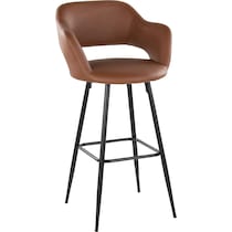 daina brown black bar stool   