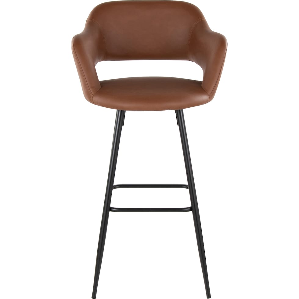 daina brown black bar stool   