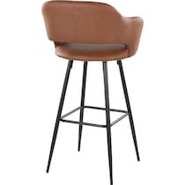 daina brown black bar stool   