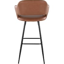daina brown black bar stool   