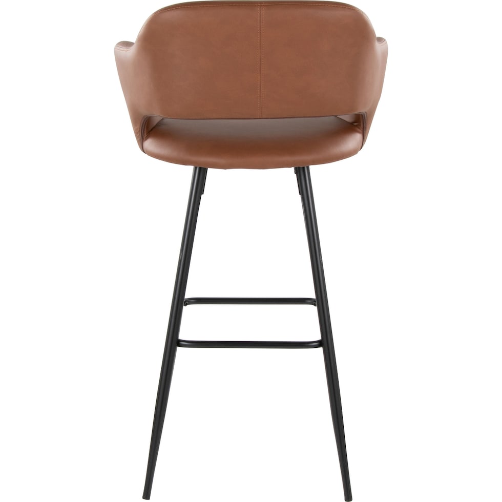 daina brown black bar stool   