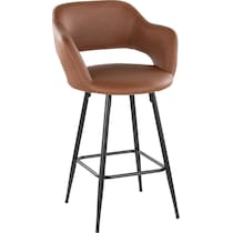 daina brown black counter height stool   