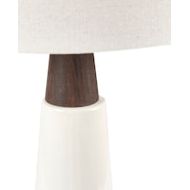 daize white table lamp   
