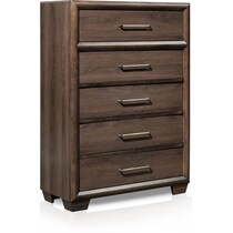 dakota dark brown chest   