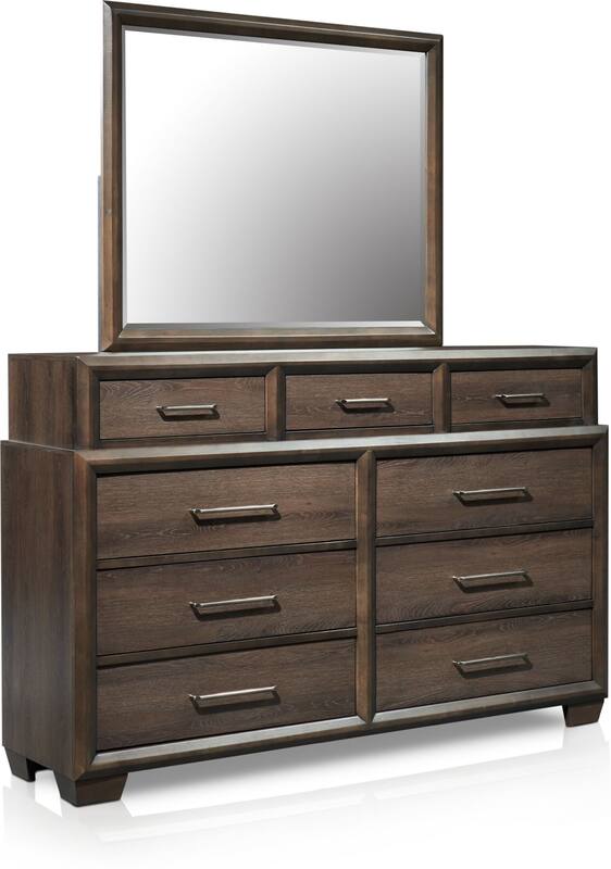 Dakota Dresser and Mirror Value City Furniture