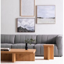 dala light brown side table   