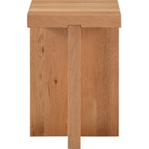 dala light brown side table   