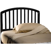 daliah black full queen headboard   