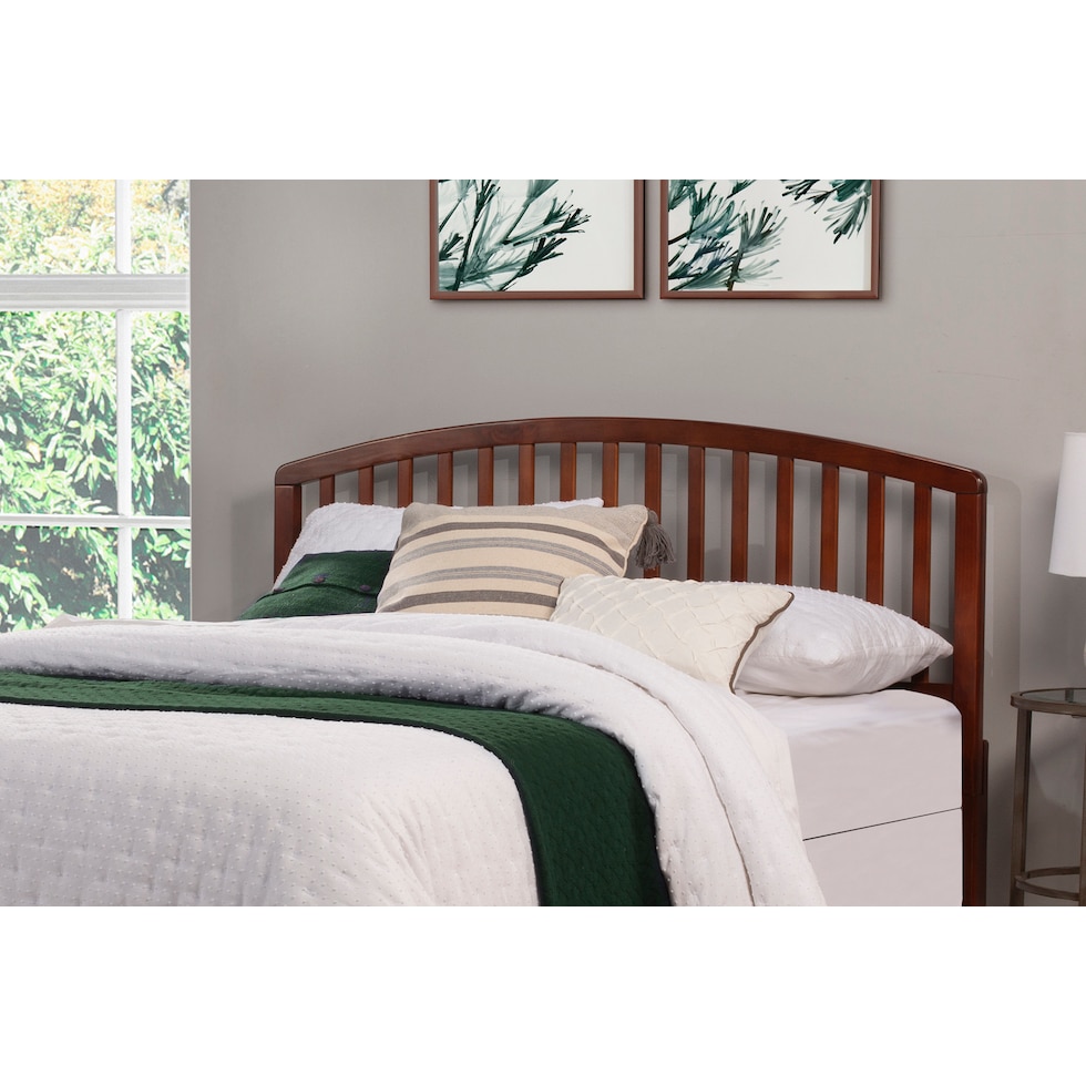 daliah dark brown full queen headboard   
