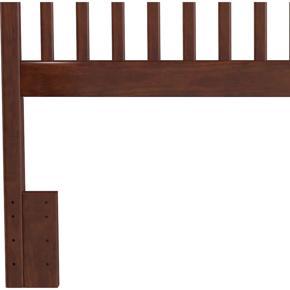 daliah dark brown full queen headboard   