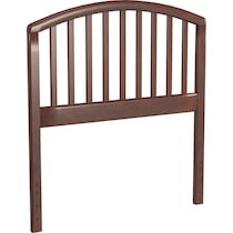 daliah dark brown twin headboard   
