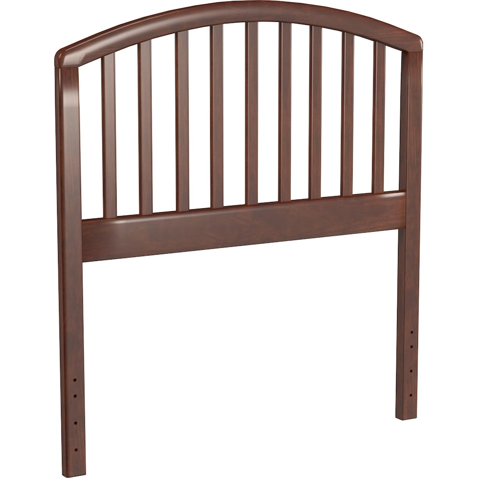 daliah dark brown twin headboard   