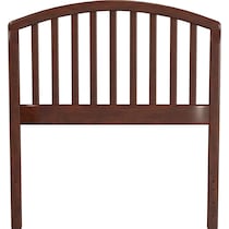 daliah dark brown twin headboard   