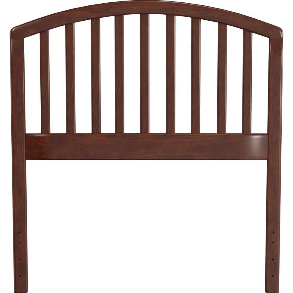 daliah dark brown twin headboard   