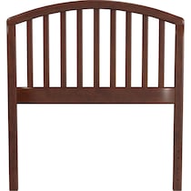 daliah dark brown twin headboard   