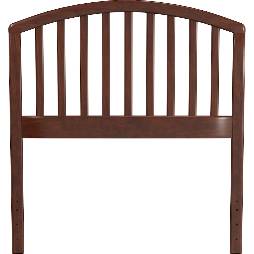 daliah dark brown twin headboard   