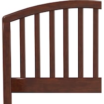 daliah dark brown twin headboard   