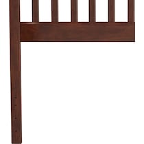 daliah dark brown twin headboard   