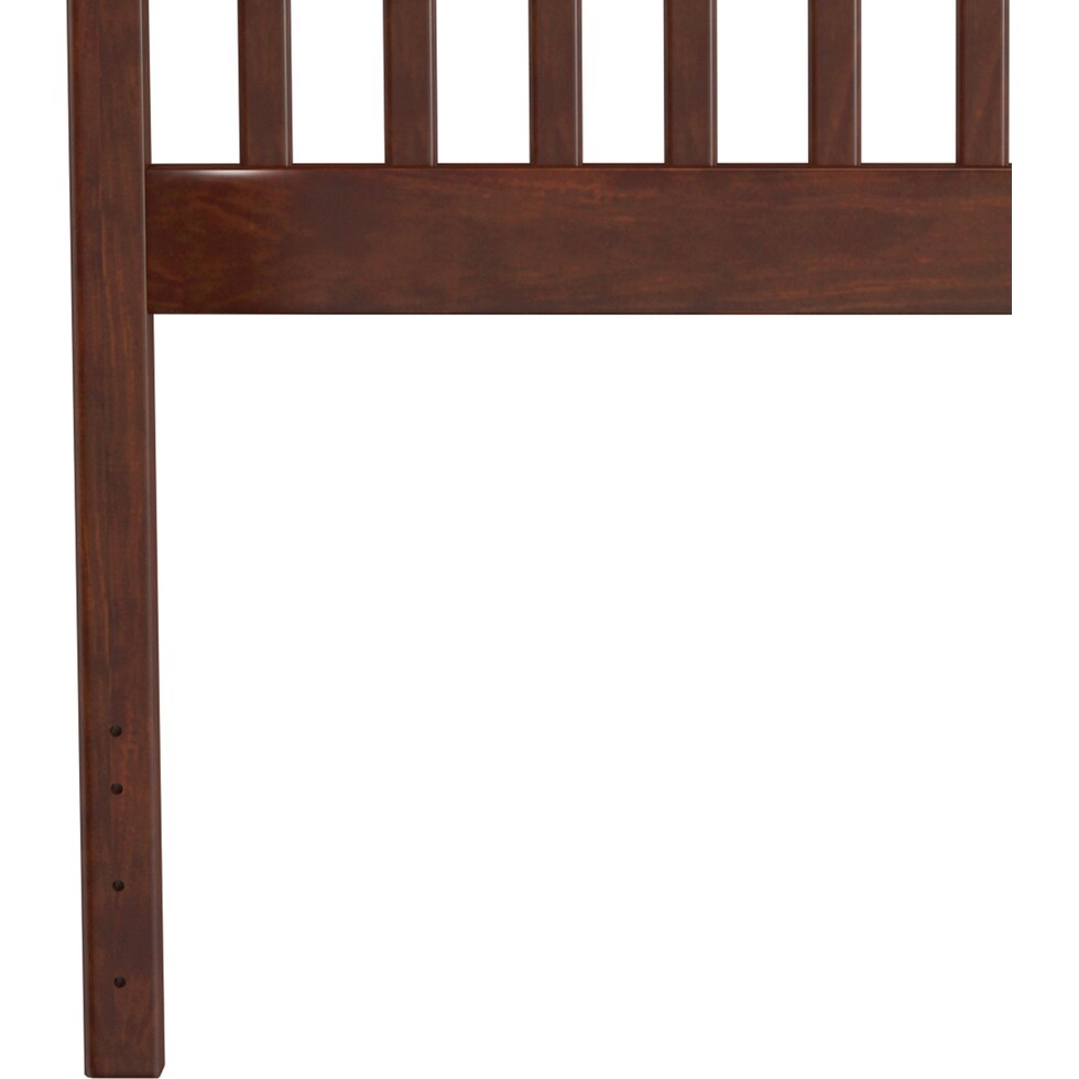 daliah dark brown twin headboard   